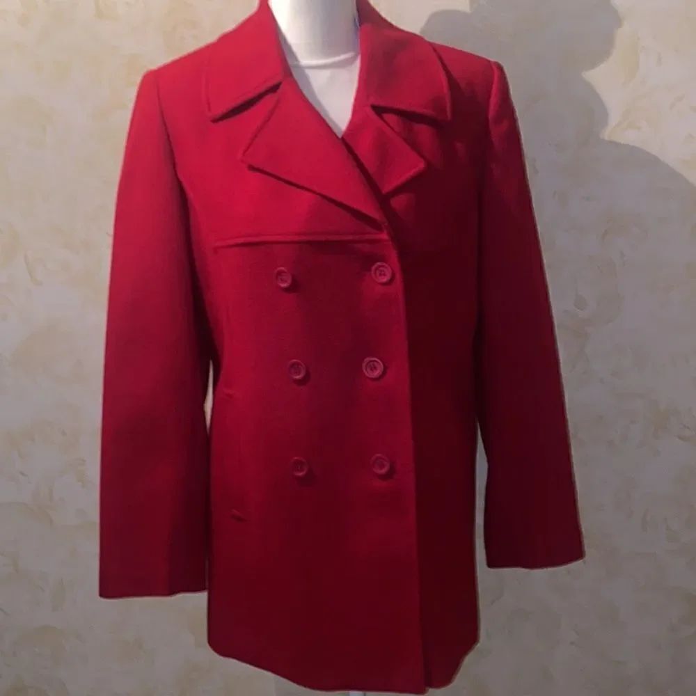 Express Wool Ruby Pea Coat! - Picture 9 of 16